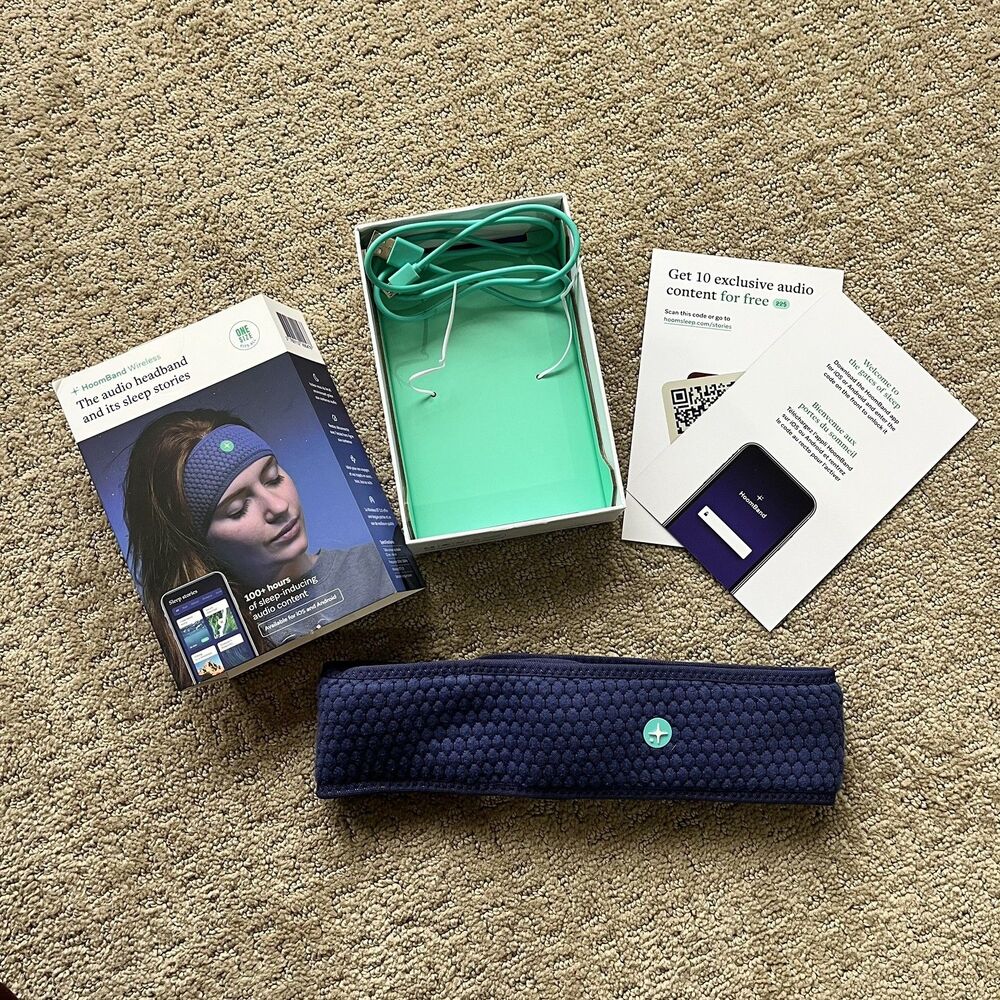 HoomBand Wireless Bluetooth Sleep Headband Headphones Sleep Travel Meditation